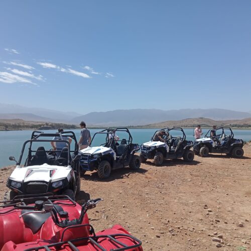 Buggy au Lac Lalla Takerkoust & Desert d’Agafay – ½ Journée